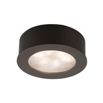 LEDme Round Recessed / Surface Button Light - Dark Bronze