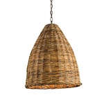 Basket Pendant - Natural / Natural