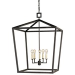 Denison Lantern Pendant - Mole Black