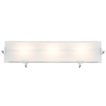 Zurich Bathroom Vanity Light - Chrome / Opal