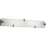 Clips 36 inch LED Linear Bath Bar - Dark Bronze / Clouds Resin