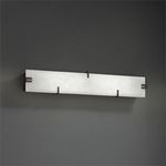 Clips 28 inch LED Linear Bathroom Vanity Light - Dark Bronze / Clouds Resin