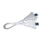 Ultra Slim Undercabinet Jumper Cable - White