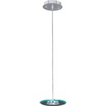 Hagen Pendant - Polished Chrome / Clear