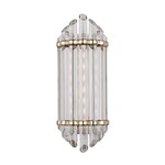 Albion Bath Light - Aged Brass / Clear