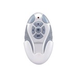 CRL4 Non Reversing Fan/Light Hand Held Remote with Receiver - White