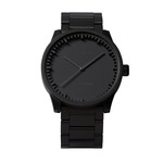 S42 Steel Band Tube Watch - Black