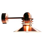 Nyhavn Outdoor Wall Light - Copper / Clear