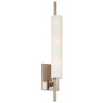 Piccolo Wall Sconce - Polished Nickel / White Etched