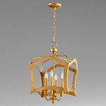 Milan Pendant - Gold Leaf