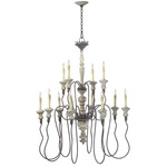 Provence Two Tier Chandelier - Carriage House