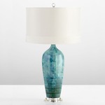 Elysia Table Lamp - Blue / White