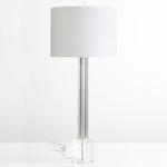Quantom Table Lamp - Clear / White