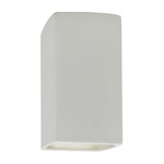 Rectangular Downlight Wall Sconce - Bisque