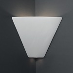 Trapezoid Corner Wall Sconce - Bisque