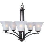 Aurora Chandelier - Oil Rubbed Bronze / Frosted