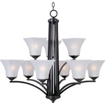Aurora Chandelier - Oil Rubbed Bronze / Frosted