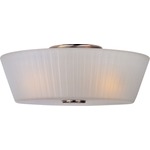 Finesse Ceiling Flush Mount - Frosted / Satin Nickel