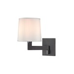 Fairport Reading Wall Sconce - Old Bronze / White