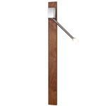 Libri Plug In Bedside Wall Light - Oiled Walnut