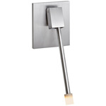 Libri Hardwired Bedside Wall Light - Brushed Aluminum