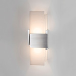 Acuo LED Wall Sconce - Brushed Aluminum / Frosted