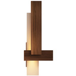 Sedo Wall Sconce - Brushed Aluminum / Oiled Walnut