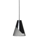 Conic Section Parabola Pendant - Black