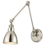 Dakota Adjustable Wall Sconce - Polished Nickel