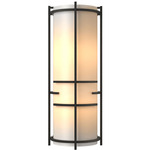 Extended Bars Wall Sconce - Natural Iron / White Art