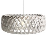 Pilke 80 Drum Pendant - White