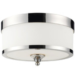 Cosmopolitan Ceiling Light - Chrome / Matte Opal / Matte Opal