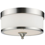 Cosmopolitan Ceiling Light - Brushed Nickel / Matte Opal / Matte Opal