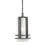 Abbey Outdoor Pendant - Oil Rubbed Bronze / Matte Opal