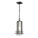 Abbey Outdoor Pendant - Oil Rubbed Bronze / Matte Opal