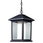 Mesa Outdoor Pendant - Black / Clear / White