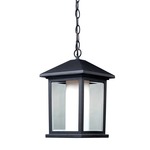 Mesa Outdoor Pendant - Black / Clear / White