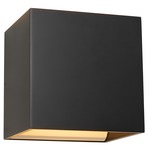 QB Up and Down Wall Sconce - Black