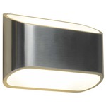 Eclipse 1 Wall Light - Brushed Chrome