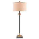Pinegrove Table Lamp - Antique Brass / Beige Poplin