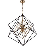 Roundout Pendant - Aged Brass
