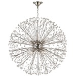 Dunkirk Chandelier - Polished Nickel / Crystal