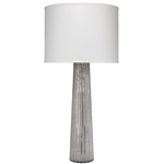 Pillar Table Lamp - Striped Silver