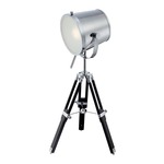 Trey Table Lamp - Black / Chrome
