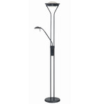Duality Reading Floor Lamp - Dark Bronze / Frost