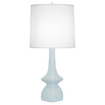 Jasmine Table Lamp - Baby Blue / Oyster Linen