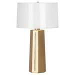 Mason Table Lamp - Polished Gold / Oyster Linen