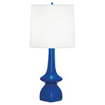 Jasmine Table Lamp - Marine Blue / Oyster Linen