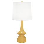 Jasmine Table Lamp - Sunset Yellow / Oyster Linen