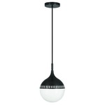 Rio Mini Pendant - Deep Patina Bronze / White